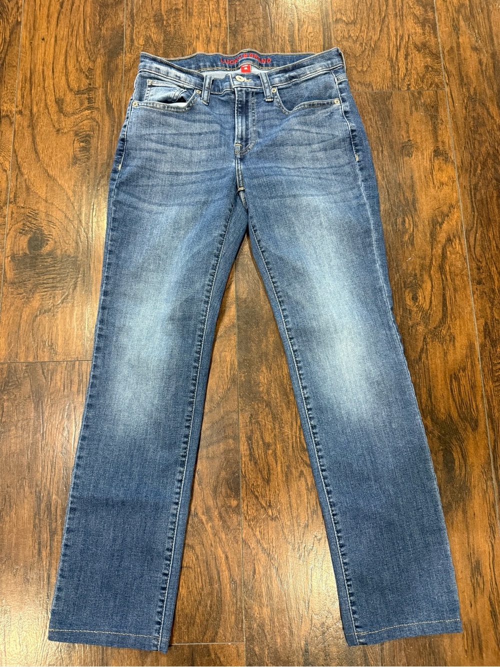 Lucky Brand Women’s Jeans, Size 6/28, Medium Wash, Straight Leg Denim